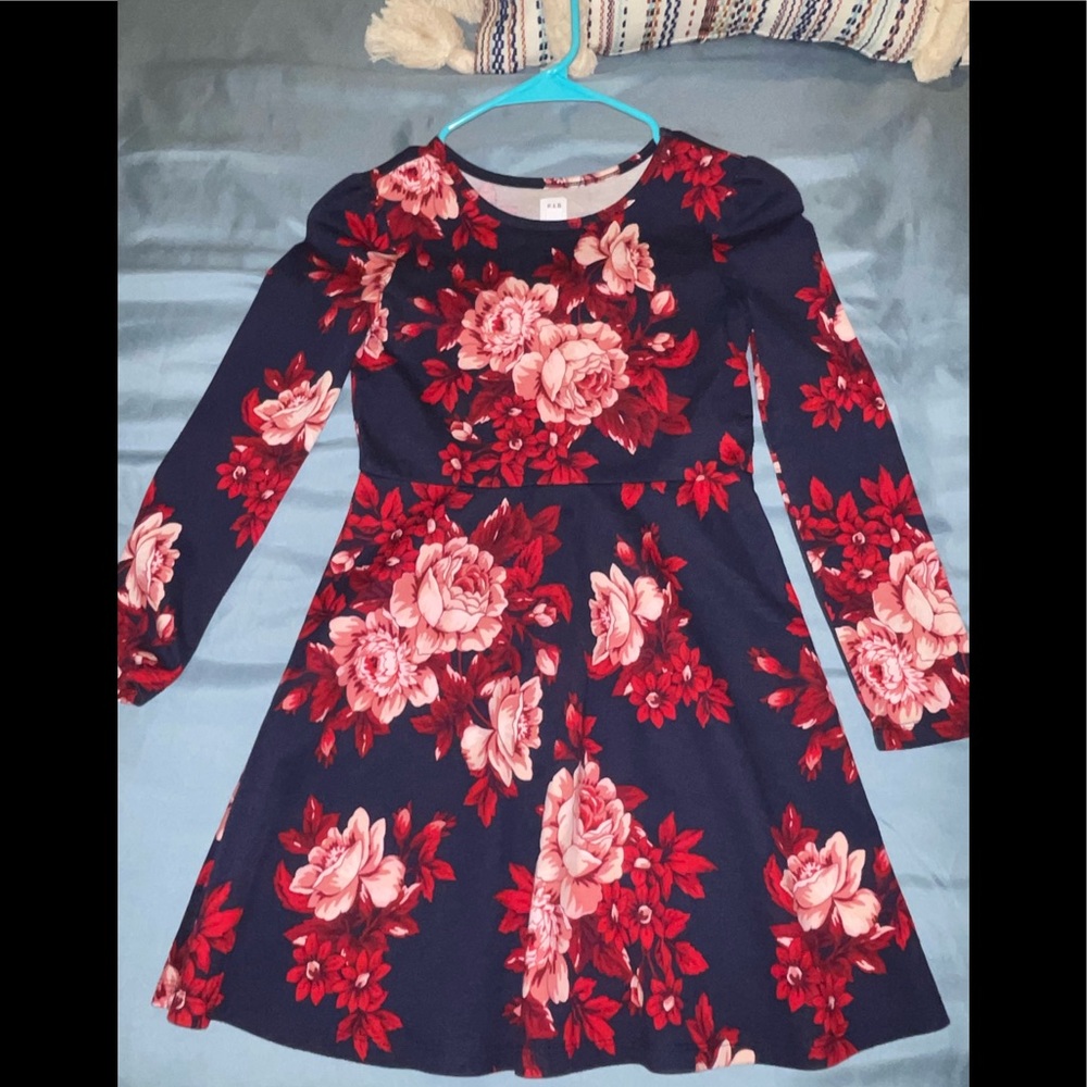 Little girls Gap long sleeve dress size 8